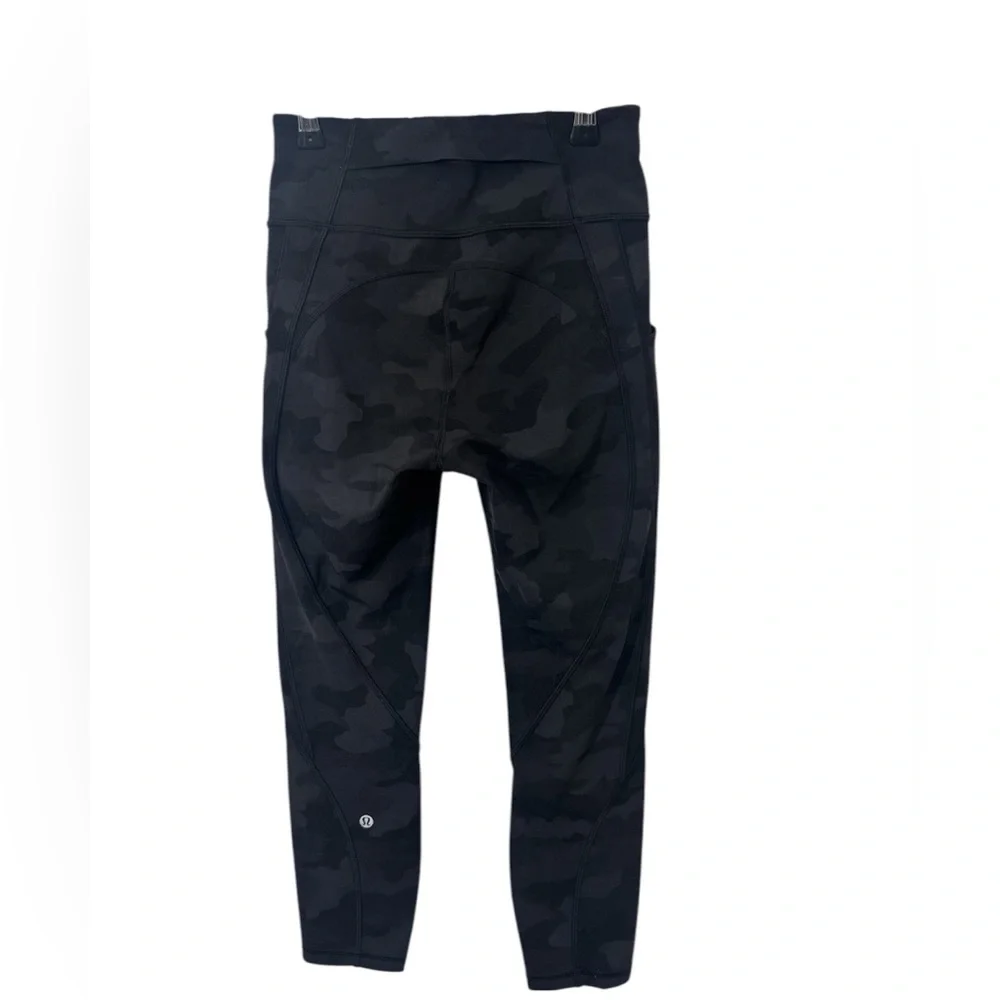 Lululemon Align High Rise Black Dark Camouflage Women's Leggings Size 4